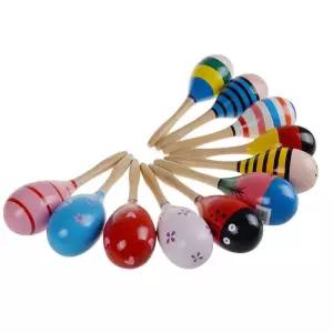 신나는 나무 악기 연주 놀이 마라카스 2P 1SET 과학