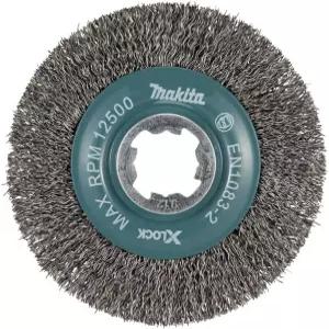 마키타 D-72665 X-Lock 4-1 /2 탄소강 크림프 와이어 휠 브러시