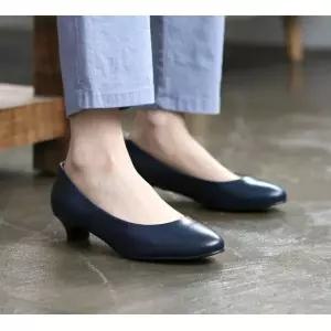 401 여성구두 민자구두 가죽구두 3cm굽 W0B7452