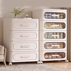 플라스틱서랍장 바퀴달린서랍장 와이드 드레스룸