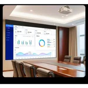 대형 빔스크린 전동 빔프로젝터 화면 강의장 롤러블