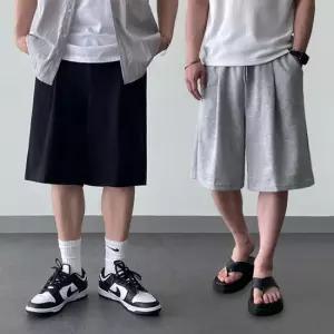 남자밴딩반바지 5부 회색반바지 남자버뮤다팬츠 하나더
