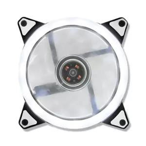 컴퓨터 120MM 화이트 15 LED PC 쿨러 저소음 냉각 팬 쿨러팬 쿨링 튜닝팬 12V쿨러