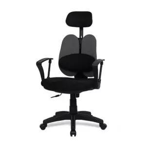 엔젤 DW 고급대요추헤더형 블랙바디 의자 12colors