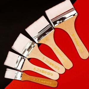 파니식 바비큐 페인트 브러시 넓은 영역 유화 얼룩 바니시 접착제 및 Gesso 홈 칩 청소