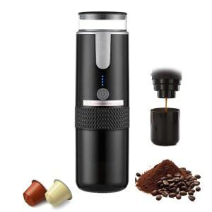 휴대용 커피 메이커, 오토 미니 핸드헬드 커피 머신 무선 타입 C, 여행 캠핑, 운전, 가정 및 사무실을 위한 1200mAh 배터리 충전식, K컵용 호환