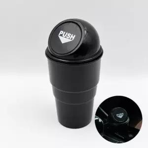 차량용 미니 휴지통 컵홀더용 뚜껑형 정리용품 (WFK99U3)