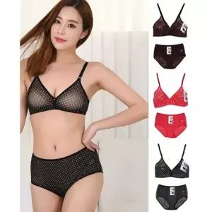 망사 홑겹 여자속옷 망사속옷 브라팬티 0675 (WFK6OR6)