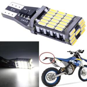 루보식 자동차 후진등 교체용 고출력 LED 전구 백색 방향 지시등 T15 4014 45smd 45 SMD 2 개