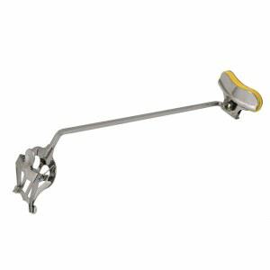 소프라노 색소폰 파트를 위한 BQLZR 실버 악보 클립 홀더 클램프 온 라이어 악기 트레블 스트레이트 파이프 마칭 로드 길이 210mm에 적합