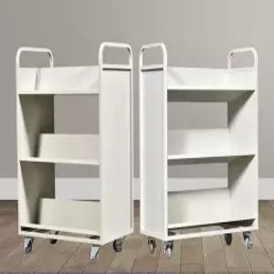 북트롤리 이동식 도서 책장 정리 거실 북카트 선반