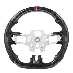 포드 머스탱 2015 하이드로 딥 탄소 섬유 스티어링 휠 천공 가죽 레이싱