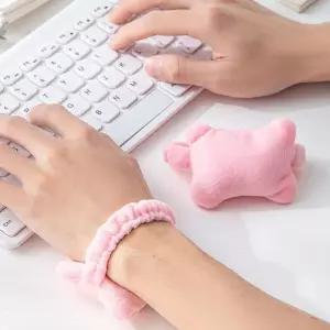 소프트 극세사 손목 쿠션 키보드 마우스 손목 받침대 키보드손목받침