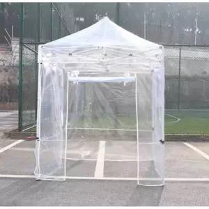 야외 천막 캐노피 투명 행사용천막 소형 테라스 방수포