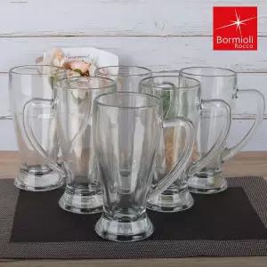 보르미올리 바비에라비어(6P세트) 텀블러 하이볼 피쳐잔 맥주컵 비어머그 유리글라스 유리잔 카페용 업소용