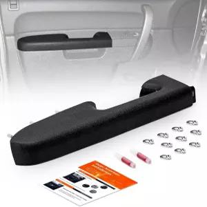 Qifusucc 22818465 프론트 좌측 운전석 사이드 도어 패널 암레스트 수리 아래 릴리스 핸들 포함 (17인치)