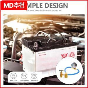 냉매 충전 호스 1/2 나사형 미국형 R134A 게이지 포함 차량 에어컨 튜브