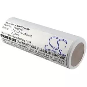 배터리 호환을 위한 Welch-Allyn 78904586 Otoscope 2000 71000 72200 97210 WA-72200 (750mAh /3.6V) 교체