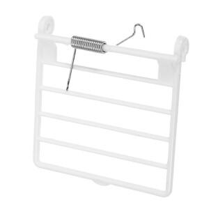 조류장 액세서리 애완조류 케이지 도어 교체용 스프링 장착 플라스틱 와이어 소형 애완동워터용 간편 급식