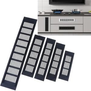 1개 알루미늄 가정용 환기구 벽 커버 옷장 부품 DIY 액세서리 50/60/80mmx150-500mm