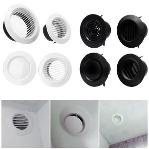 덕트 환기 그릴 에어 벤트 커버 추출 밸브 내구성 공기 순환 캡  홈 데코  75mm  100mm  150mm