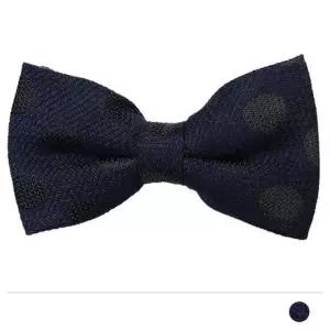 네이비점박이 니트 보타이 W11DFE5
