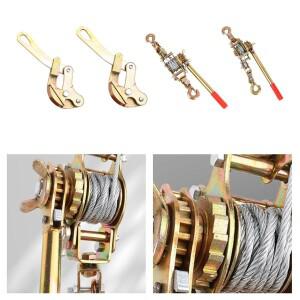 탄소강 와이어 그립 로프 턱 풀러 고강도 헤비 듀티 경량