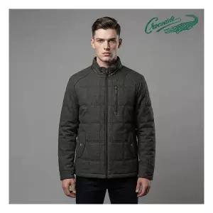 TAG가 347,0000 크로커다일 남성 클래식 체크 퀼팅 점퍼1119360