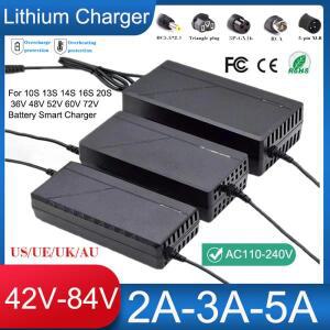 42V 54.6V 58.8V 67.2V 84V 2A 3A 5A 리튬배터리 충전동 10S 13S 14S 16S 20S 36V 48V 52V 60V 72V 팩 고속