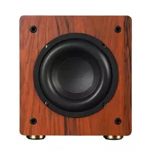6.5인치 우드 스피커 엠프 라우드 레트로 원목 분배기