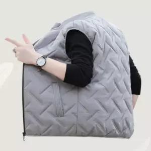 고품질 남자 방한 조끼 퀼팅 패딩 베스트 경량 보온패딩 경량 (WFK9Z6W)