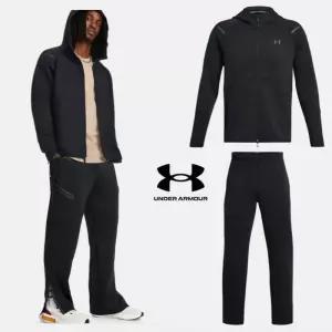 언더아머 남성 부드러운 플리스 후드 집업 일자핏 팬츠 트레이닝복 세트 9806-7778-001 364942