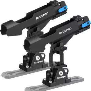 보트용 낚시대 홀더 카약 트랙 마운트/덱 마운트용 보호 스트랩이 달린 낚시 장비 악세사리 선물용