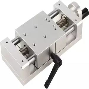 알루미늄 합금 선형 스테이지 테이블 KA80-1402-100 수동 슬라이딩 크로스 슬라이드 레일(CNC 위치 지정을