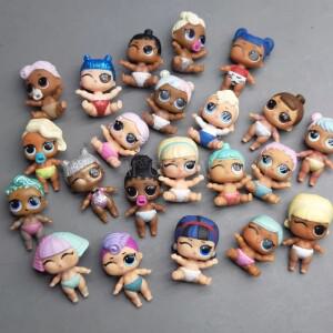 몽테조이 10PCS LOL 서프라이즈 인형 OMG 큰 여동생 MGA  선물 Kawaii 사랑스러운 소녀 장난감 척 놀이  가