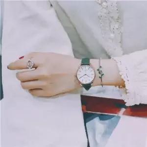 레이어드 인기 포유 데일리 팔찌 손목시계 2종세트(카 여성시계 여자시계 손목시계 패션시계 여자손목시계