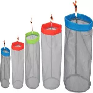 알레몬 소형에서 XX대형 드로스트링 메쉬 스터프 자루 디디 가방 보관 파우치 여행용 캠핑 하이킹용 침낭