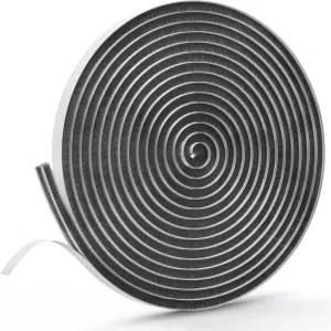 WEZKYLCG 웨더 스트리핑 도어 씰 겨울철 자동 접착 창문 단열재 프레임 갭 필러 스트립 방음 방진(회색