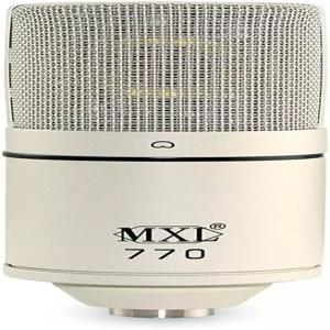 팟캐스트 노래 홈 스튜디오 녹음 게임 및 스트리밍을 위한 MXL 770 콘덴서 마이크 XLR 대형 다이어프램