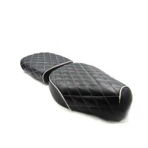 슈퍼커브110 시트 2인 A스타일 2인용 방석 블랙 다이아모델 안장 커스텀