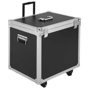 알루미늄 합금 항공박스 검은 가방 이동식 운송 상자 검정