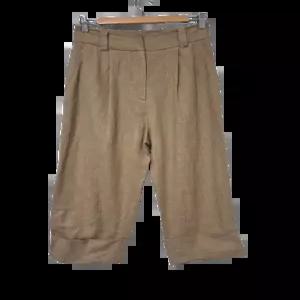 웬위일 마100 정품 여자 롤업 원턱 여성 여름 와이드바지팬츠S