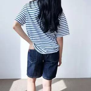 [하프클럽/]카르트 여자 청 여름 반바지