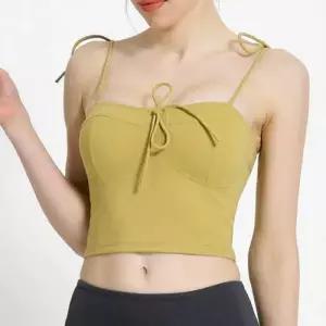다용도 피트니스 여성 필라폴웨어 트리플 리본 브라탑 WFIKU1Z