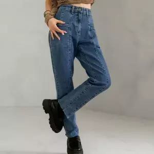 여성 스타일리시 하이웨이스트 시즌리스 고무줄 컷오프 진