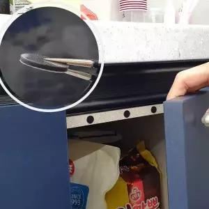 [콩심팥심]실리콘 원형 소음방지 패드 스티커 블랙 1cm 의자