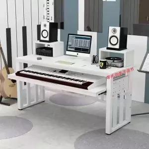 테이블 책상 미디데스크 키보드 피아노 작업 데스크