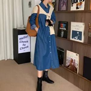 여성원피스 상견례원피스 셀프웨딩원피스 봄가을하객원피스 포켓 하객룩원피스