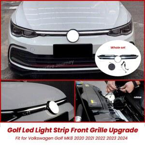 폭스바겐 MK8 GTI R 스타일 전면 그릴 업그레이드, 라이트 바디 키트, 자동차 액세서리