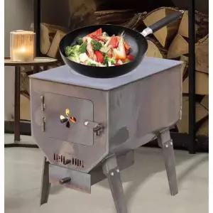 거꾸로타는 난로 리버스 펠렛 주물 스토브 장작 화목난로